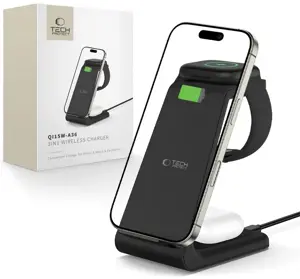 Tech-Protect wireless charger A36 3in1 QI15W, black