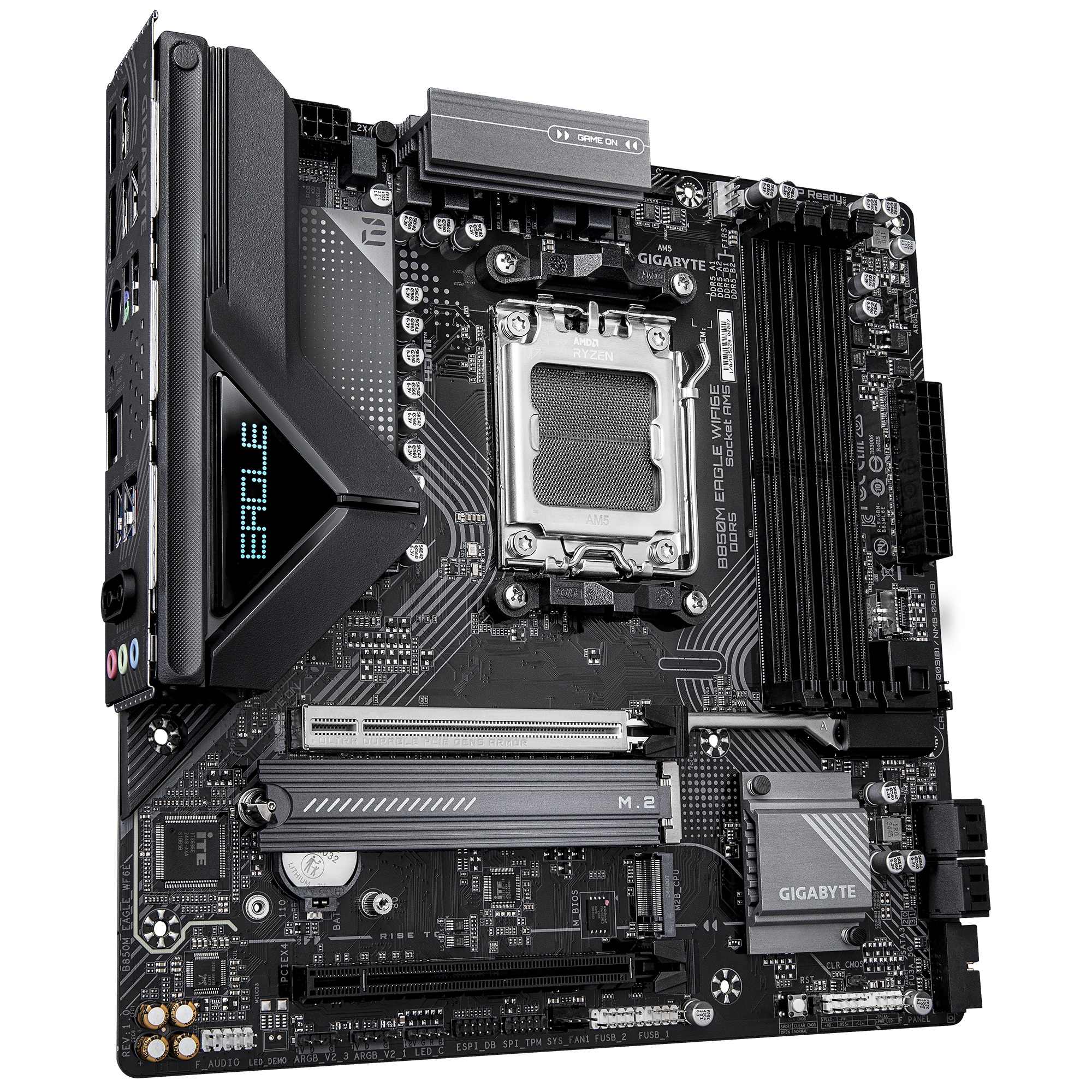 Mainboard GIGABYTE AMD B850 SAM5 Micro-ATX Memory DDR5 Memory slots 4 B850MEAGLEWF6E