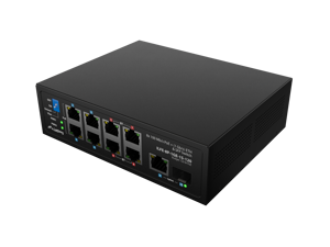 Lanberg Switch PoE 4xBT 4xAT SFP/ETH Din Unmanagment Fast Ethernet | ILFE-8P-1GE-1S-120 | Unmanaged…
