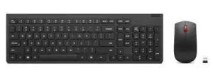Lenovo 4X31N50746, Full-size (100%), Wireless, RF Wireless, QWERTY, Black, Mouse included