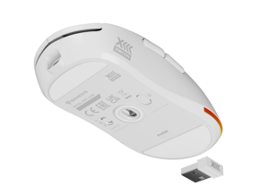 Genesis Zircon XIII Custom | Gaming Mouse | Wireless | 2.4 GHz, USB | White