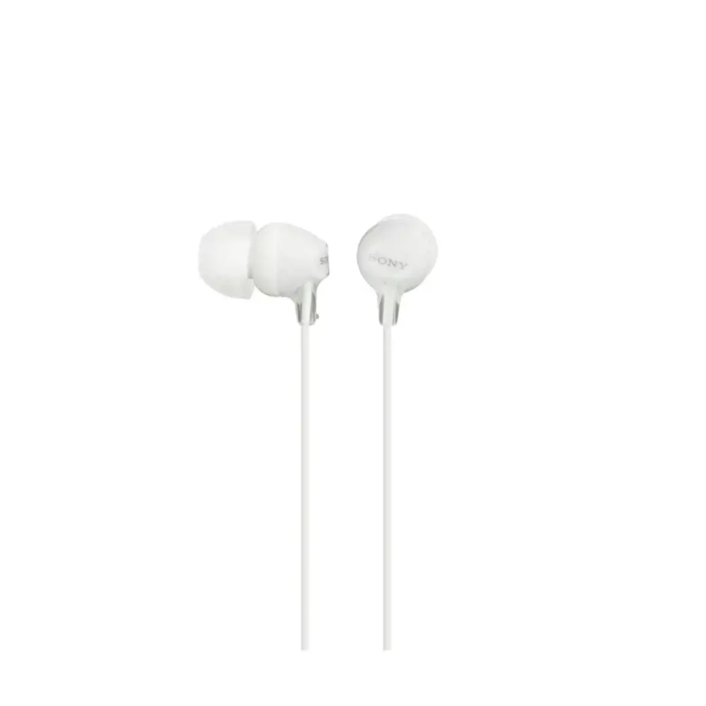 "Sony" EX serijos ausinės MDR-EX15AP, baltos spalvos