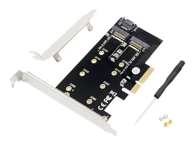 "Digitus" M.2 NGFF / NVMe SSD PCI Express 3.0 (x4) papildoma kortelė .DS-33170