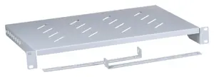 LANBERG AK-1004-S Lanberg fiksuota lentyna 19,1U, 483X300 mm, maksimali apkrova iki 25 kg, pilka
