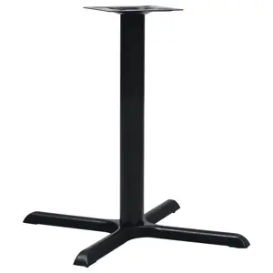 Bistro stalo koja, juodos spalvos, 76x76x72cm, ketus