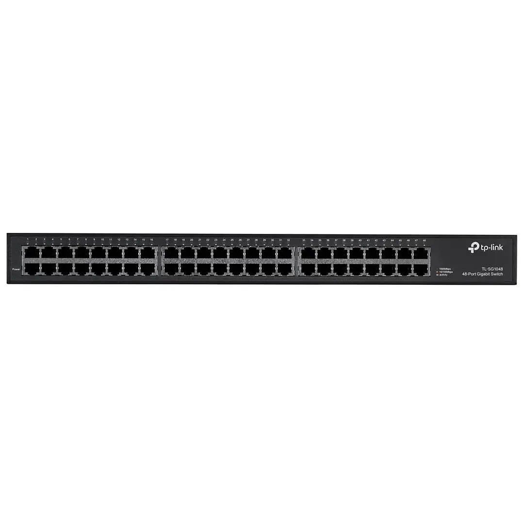 TP-Link TL-SG1048, nevaldomas, Gigabit Ethernet (10/100/1000), montuojamas į stovą, 1U