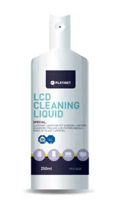 Platinet PFS5525, Equipment cleansing spray, LCD/TFT/Plasma, Screens/Plastics, 250 ml, 1 pc(s)