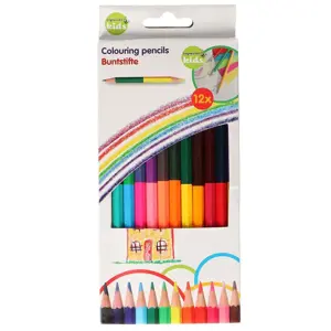 "Topwrite" - dvipusių pieštukų rinkinys 24 spalvos/12 vnt.