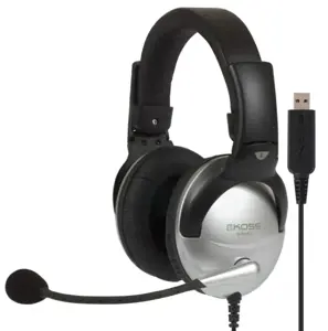 "Koss" žaidimų ausinės SB45 USB laidinės, "On-Ear", mikrofonas, A tipo USB, triukšmo slopinimas, si…