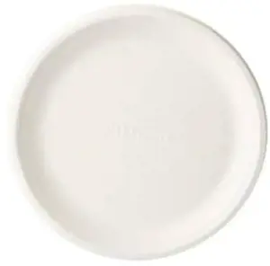 Vienkartinė lėkštė, medienos plaušas, D 22 cm, 50 vnt