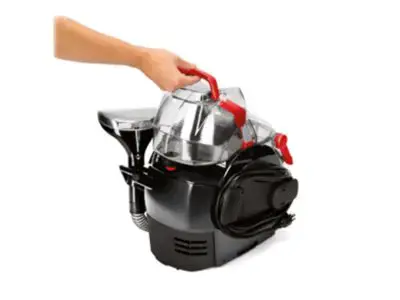 "Bissell" dėmių valytuvas "SpotClean Pro" su laidu, rankinis, plovimo funkcija, 750 W, raudonas / titano spalvos, 24 mėn. garantija