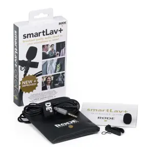 "RØDE smartLav+" juodas Lavalier/Lapel mikrofonas