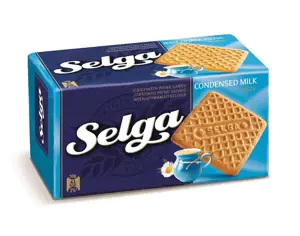 SELGA CONDENSED MILK sutirštinto pieno skonio sausainiai 180g