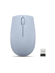 Lenovo 300 Wireless Compact Maus Kabellos Optisch Blau 3 Tasten 1000 dpi, Ambidextrous, Optical, RF…