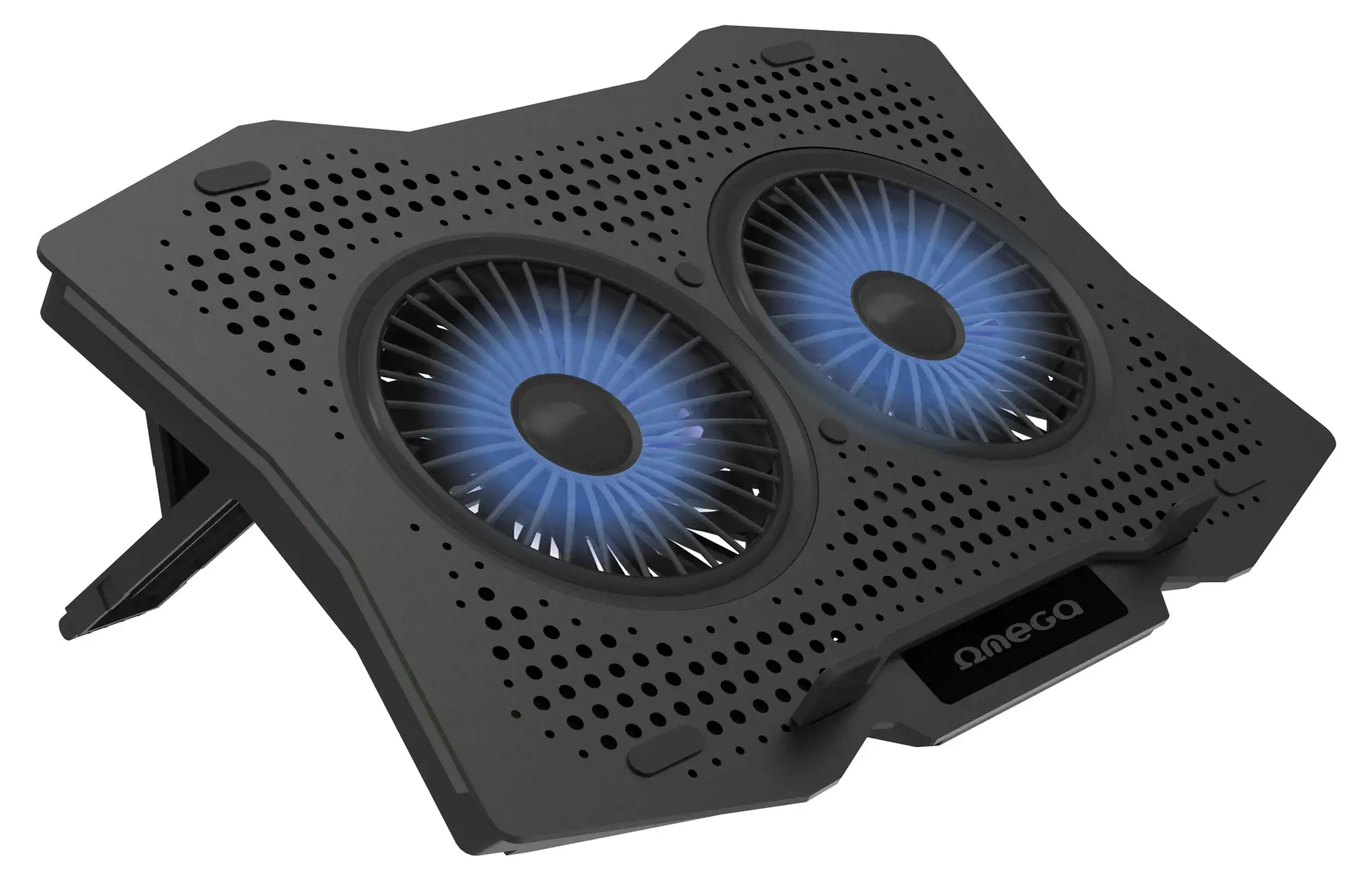 "Omega" nešiojamojo kompiuterio aušintuvo padas 45425, juodas