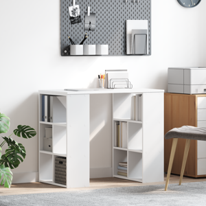 Baltas kampinis stalas Baltas MDF Vidutinis Saugojimas
