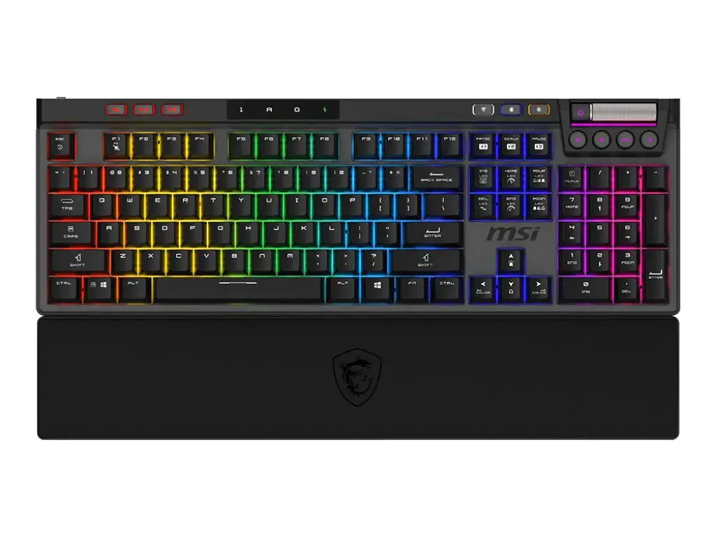 KEYBOARD GAMING BLACK US/STRIKE PRO W SILENT US MSI