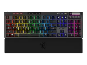 KEYBOARD GAMING BLACK US/STRIKE PRO W SILENT US MSI