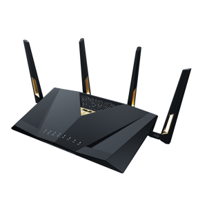 ASUS RT-BE88U, Wi-Fi 7 (802.11be), Dual-band (2.4 GHz / 5 GHz), Ethernet LAN, Black, Grey, Tabletop router