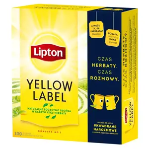 "Lipton" juodoji arbata Geltona etiketė 100 maišelių