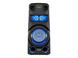 "Sony" didelės galios garso sistema MHC-V73D USB prievadas, FM radijas, NFC, "Bluetooth