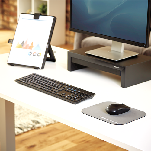 "Fellowes" 5934005, sidabrinis, vienspalvis, plastikinis, neslystantis pagrindas