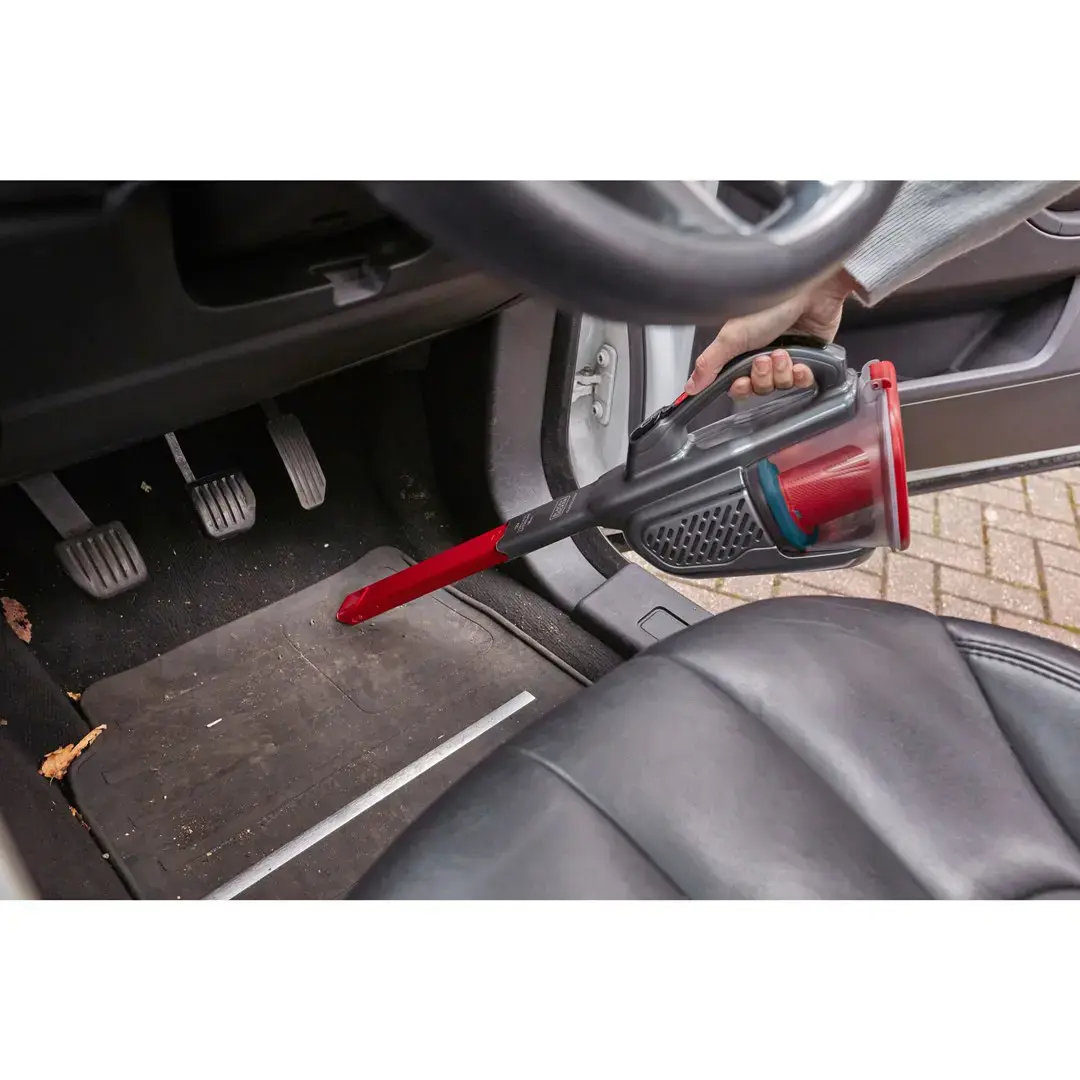 "Black &amp; Decker Dustbuster" juodas, raudonas dulkių siurblys be maišelio
