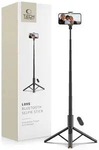 Tech-Protect Selfie Stick Tripod L09S Bluetooth, black