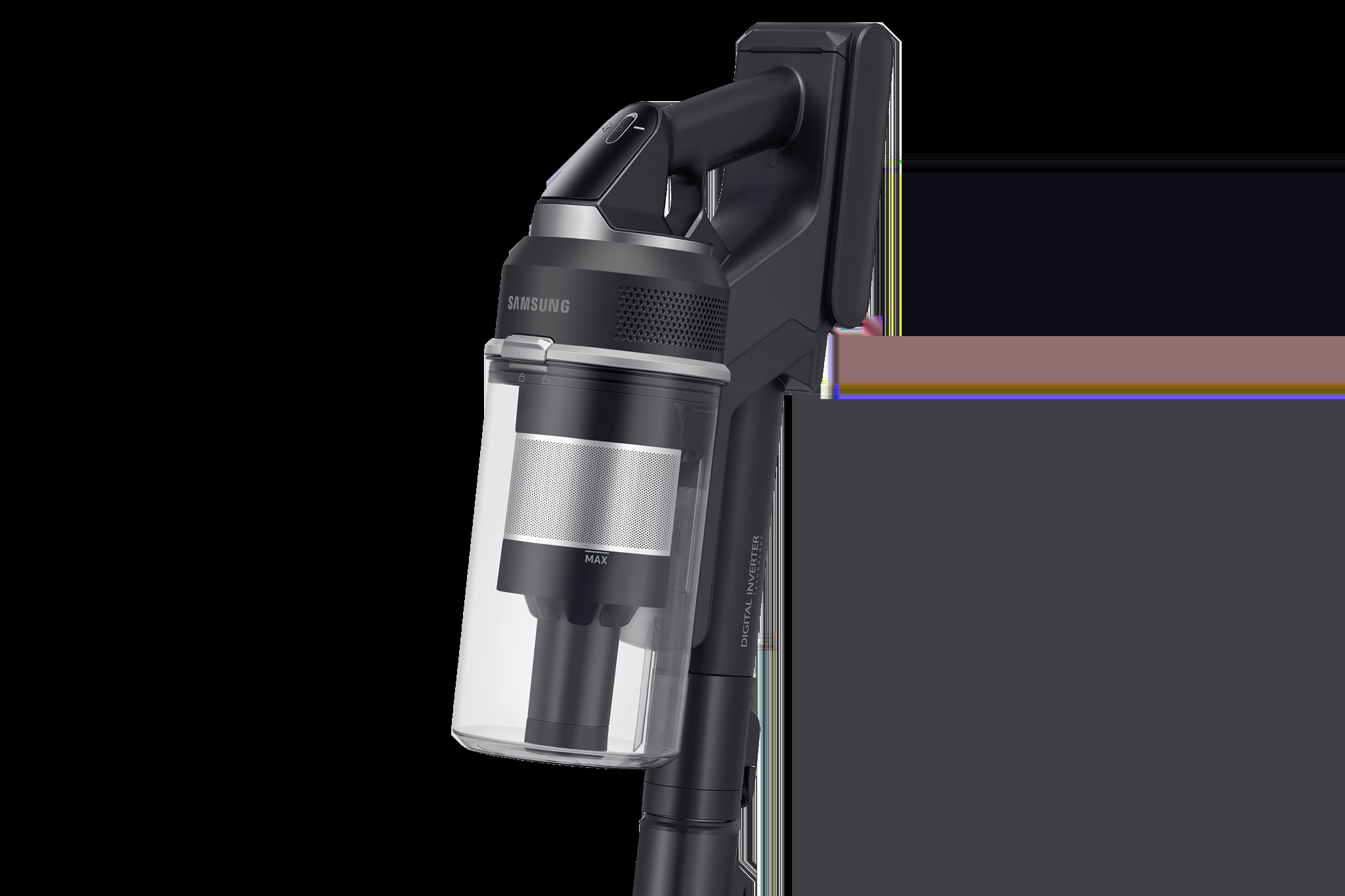 Samsung VS20C9554TK, Stick vacuum, Bagless, Black, 0.8 L, Dry, Cyclonic