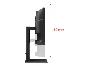 AOC CU34E4CW | 34 " | VA | UWQHD | 120 Hz | 4 ms | 3440 x 1440 pixels | 350 cd/m² | HDMI ports quantity 2 | Black