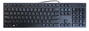 "Dell" | Juoda | KB216 | Daugialypė terpė | Laidinis ryšys | JAV | Juoda | Lietuvių kalba | Skaičių klaviatūra