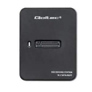 QOLTEC 50314 Prisijungimo stotelė SSD M.2 SATA NGFF USB 3.1