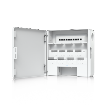 UBIQUITI ENTERPRISE-GRADE ACCESS HUB WITH ENTRY AND EXIT CONTROL UP TO EIGHT DOORS AND BATTERY BACKUP SUPPORT