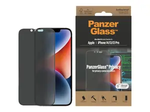 PanzerGlass Ultra-Wide Fit Privacy tempered glass for iPhone 14 | 13 | 13 Pro 6,1"
