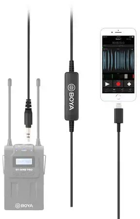 "Boya" adapteris 3,5 mm - "Lightning 35C-L