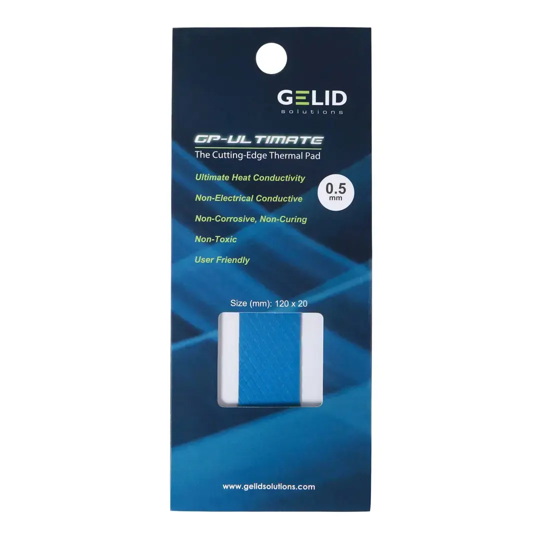 "Gelid Ultimate" termopadelės 120x20x2,0 mm TP-GP04-R-D