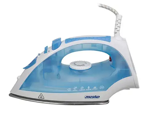 Lygintuvas "Mesko MS 5023" mėlyna/balta, 2200 W, su laidu, Anti-scale sistema, vertikali garų funkcija