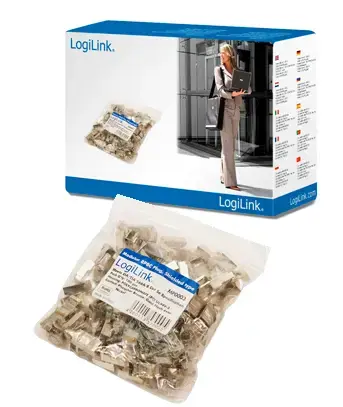 LOGILINK MP0003 LOGILINK - Modulinis kištukas CAT5e ekranuotas 100 vnt.