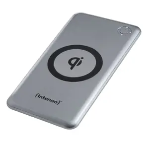MAITINIMO BANKAS USB 10000MAH/QC&WRL SIDABRINIS WPD10000 INTENSO