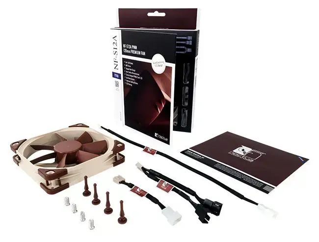 NOCTUA 120 mm ventiliatorius nuo 10,7 dBA, 300-1200 aps/min