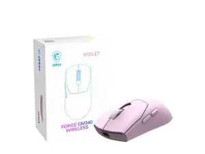 MSI Gaming Mouse | FORGE GM340 WIRELESS | Wireless | 2.4 GHz, Bluetooth , USB | Violet