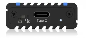 ICY BOX IB-1824ML-C31 USB Type-C korpusas M.2 NVMe SSD - su RGB apšvietimu
