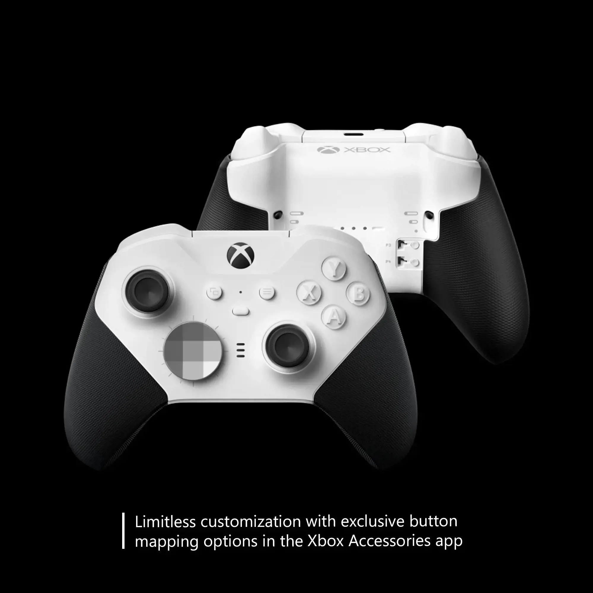 "Microsoft Xbox Elite Wireless Series 2" - pagrindinis, žaidimų blokas, kompiuteris, "Xbox One", D-pad, analoginis / skaitmeninis, laidinis ir belaidis, "Bluetooth" / USB