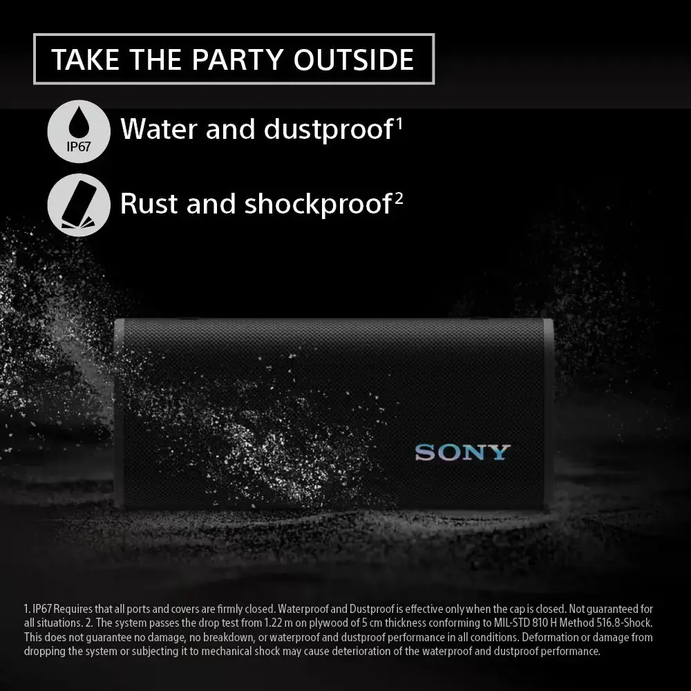 Sony Speaker | ULT FIELD 3 | Waterproof | Bluetooth | White | Portable | Wireless connection