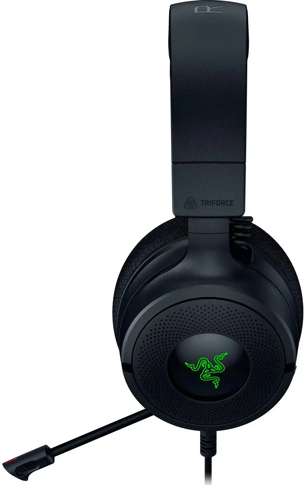 Razer Kraken V4 X Laidinės žaidimų ausinės, Juoda