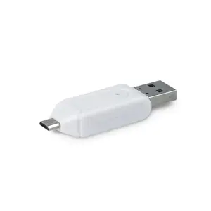 "Forever microSD" / SD kortelių skaitytuvas USB + microUSB balta OTG