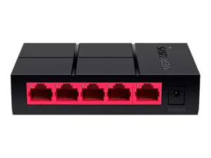 Šakotuvas Mercusys Switch MS105G Unmanaged, Desktop, Power supply type External
