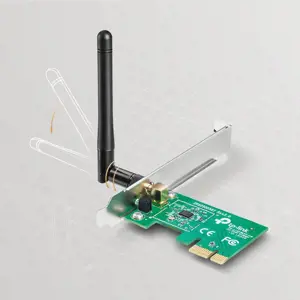 TP-Link TL-WN781ND, vidinis, belaidis, PCI Express, WLAN, 150 Mbps, žalias
