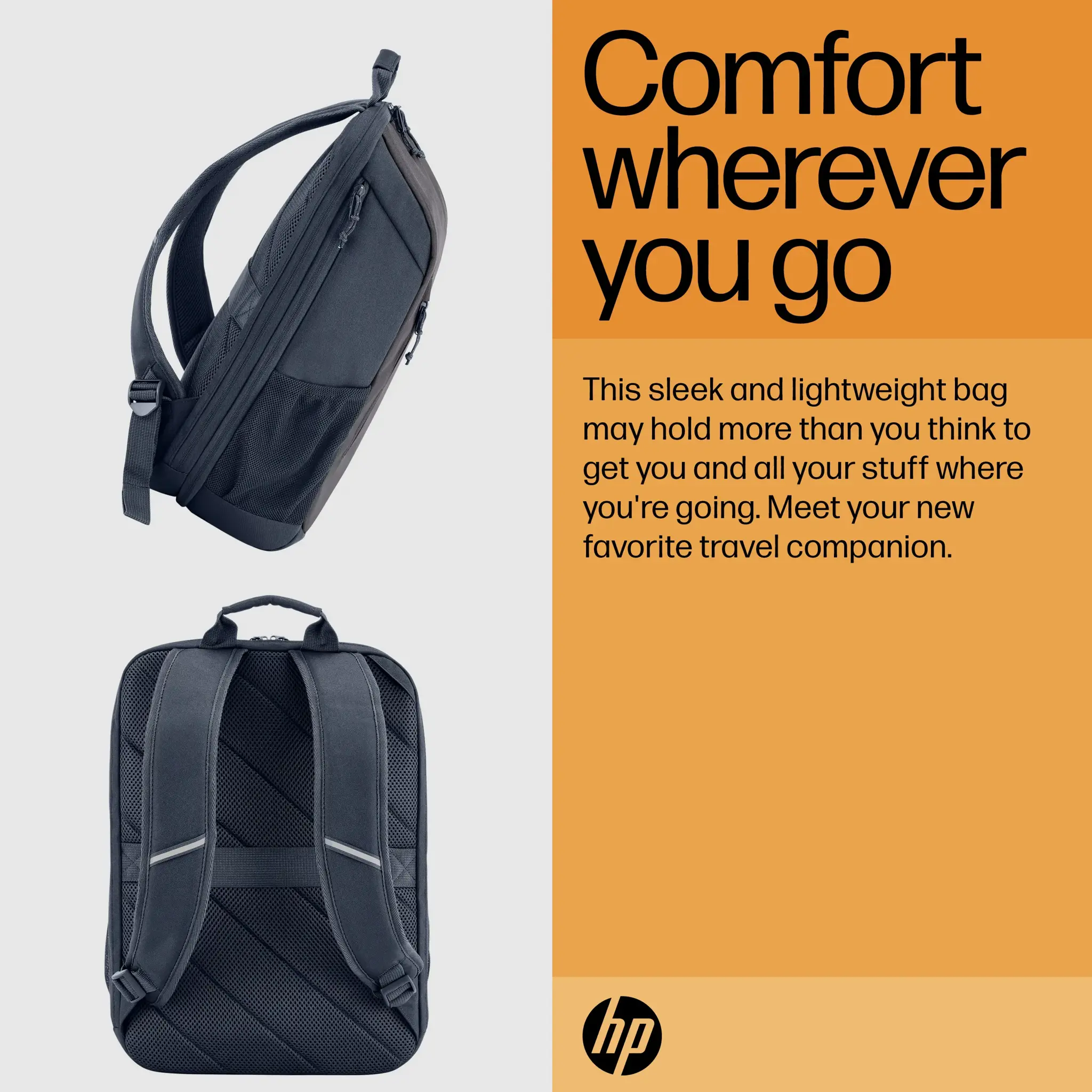 HP Travel 18 Liter 15.6 Iron Grey Laptop Backpack, 39.6 cm (15.6"), Polyester