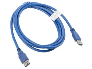 LANBERG CA-US3E-10CC-0018-B "Lanberg" USB 3.0 AM-AF 1,8 m mėlynos spalvos ilgintuvas